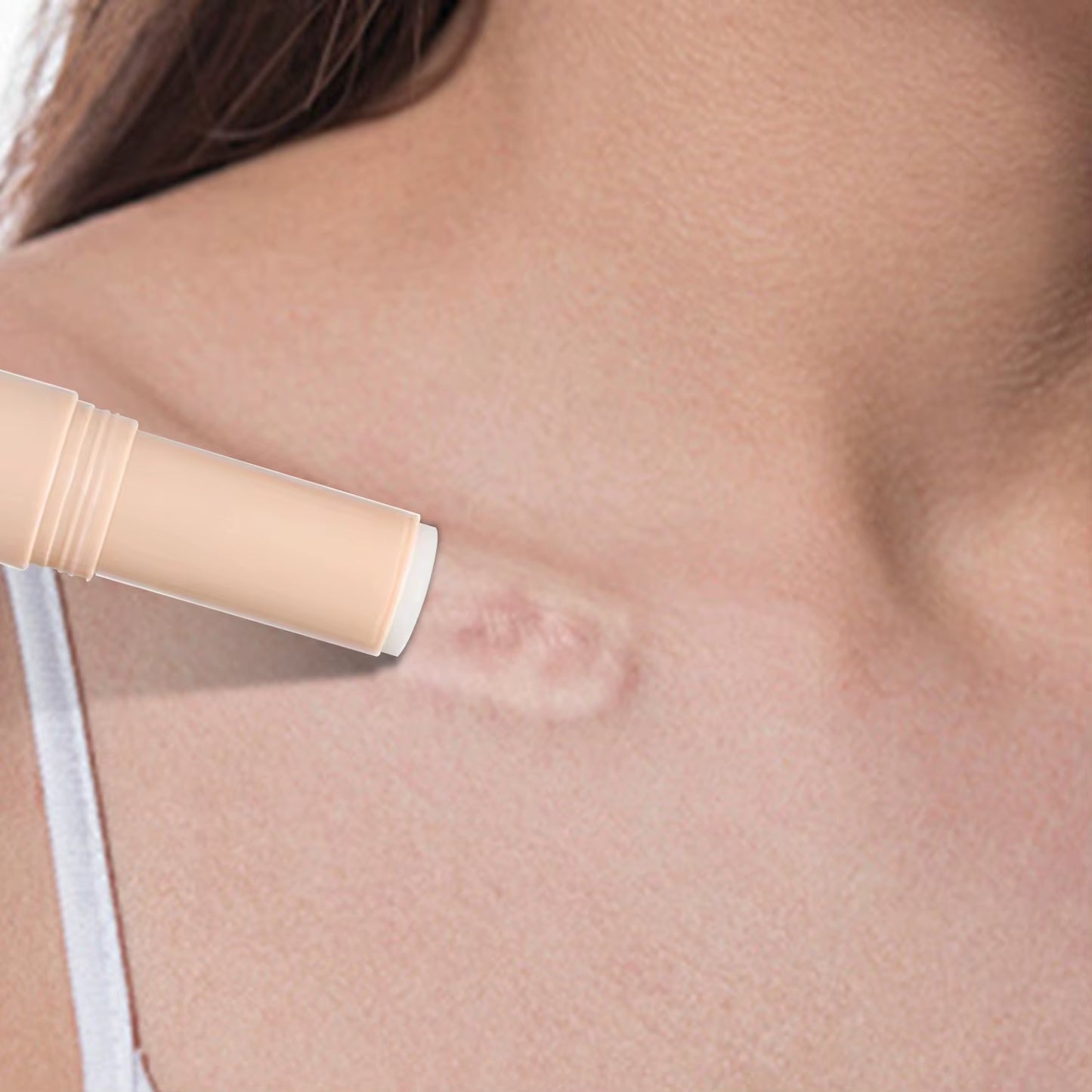Silicone Scar Stick, Scar and Skin Remodeling, Improves Texture, Soothing, Natural Recovery Formula, Body and Face Scar Stick